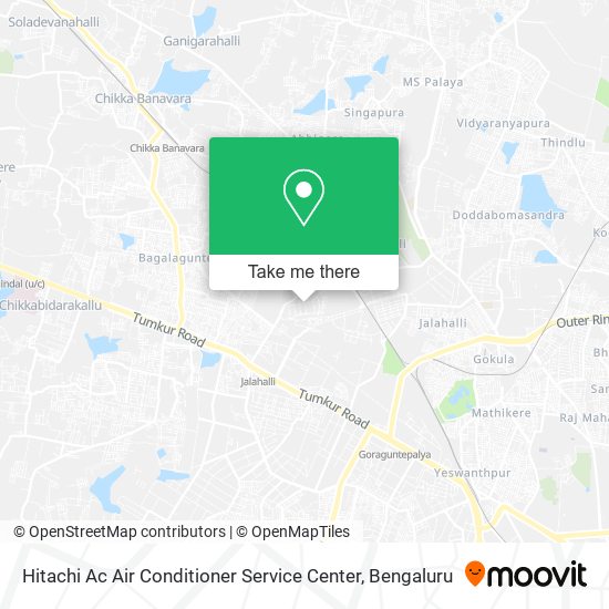 Hitachi Ac Air Conditioner Service Center map