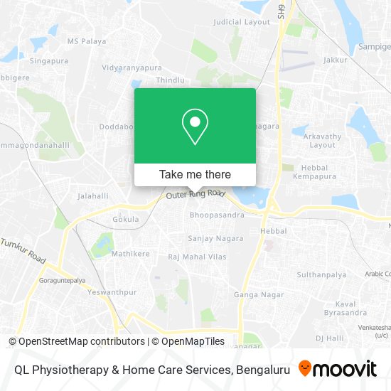 QL Physiotherapy & Home Care Services map