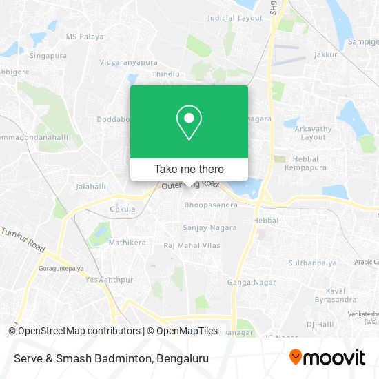 Serve & Smash Badminton map