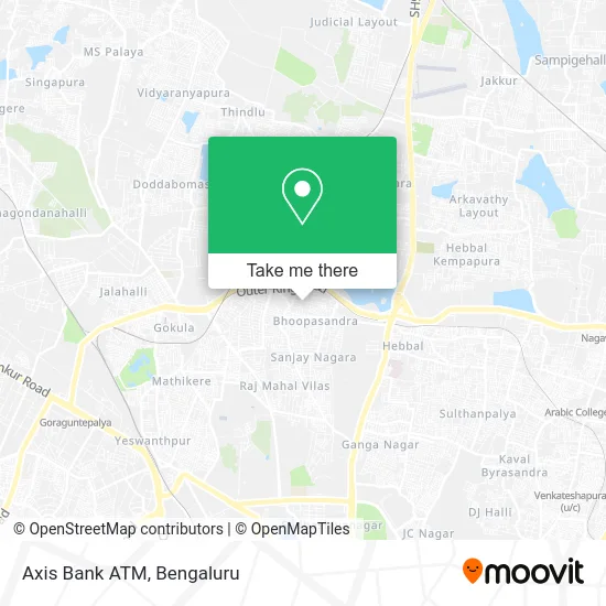 Axis Bank ATM map