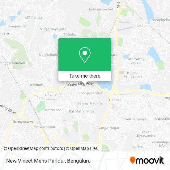 New Vineet Mens Parlour map