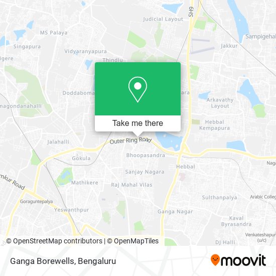 Ganga Borewells map