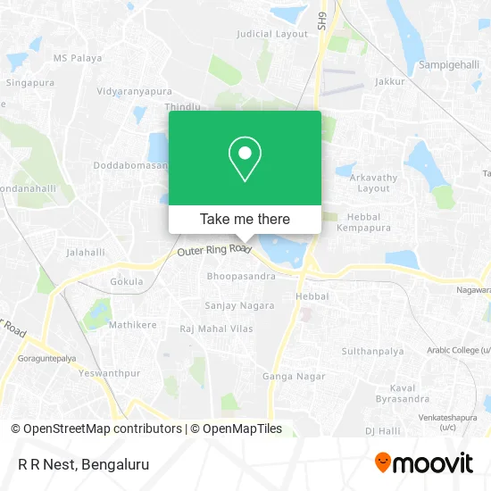 R R Nest map