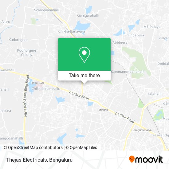 Thejas Electricals map