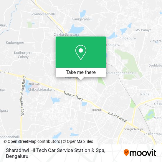 Sharadhwi Hi Tech Car Service Station & Spa map