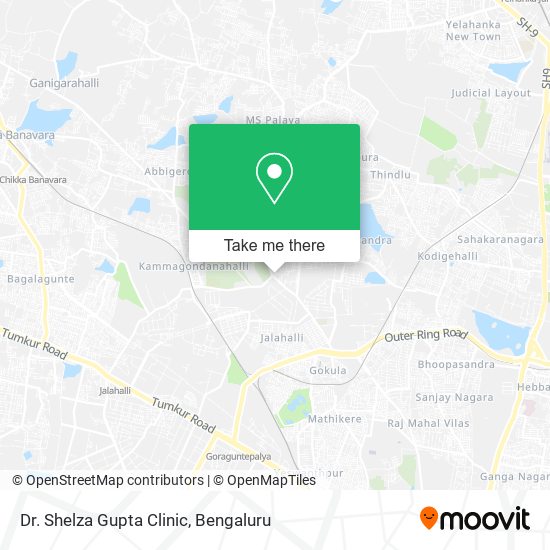 Dr. Shelza Gupta Clinic map