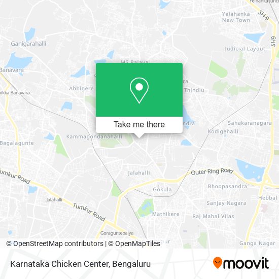 Karnataka Chicken Center map