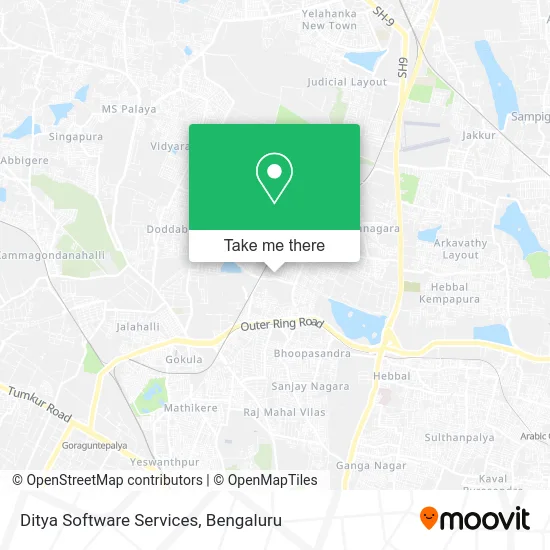 Ditya Software Services map