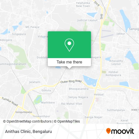 Anithas Clinic map