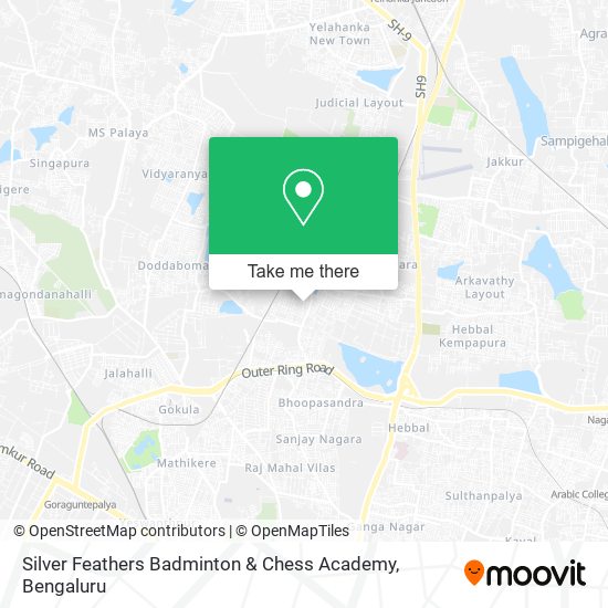 Silver Feathers Badminton & Chess Academy map