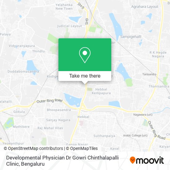 Developmental Physician Dr Gowri Chinthalapalli Clinic map