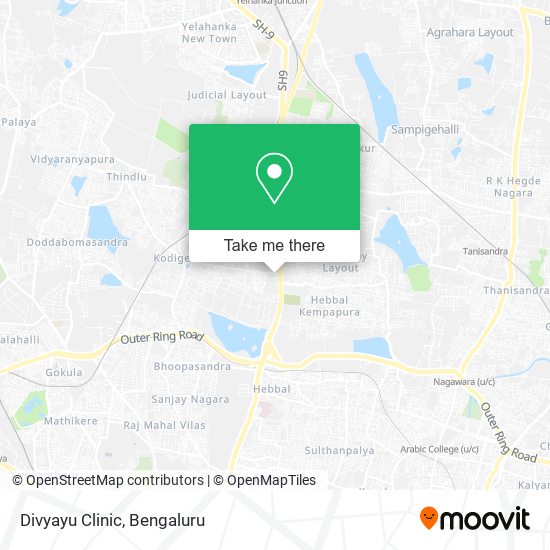 Divyayu Clinic map