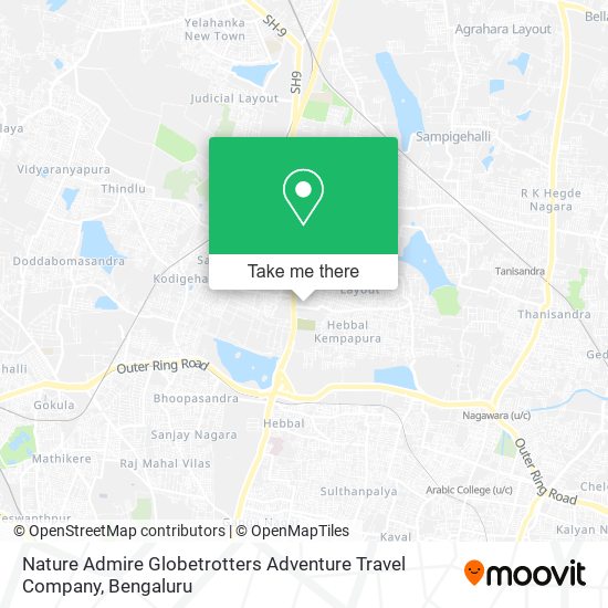 Nature Admire Globetrotters Adventure Travel Company map