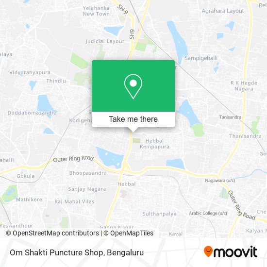 Om Shakti Puncture Shop map