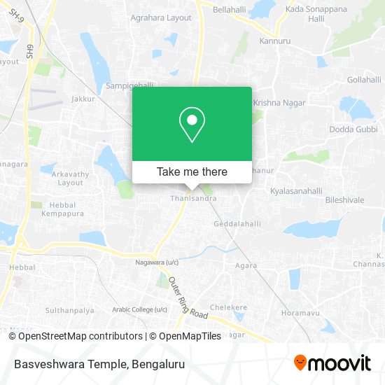 Basveshwara Temple map