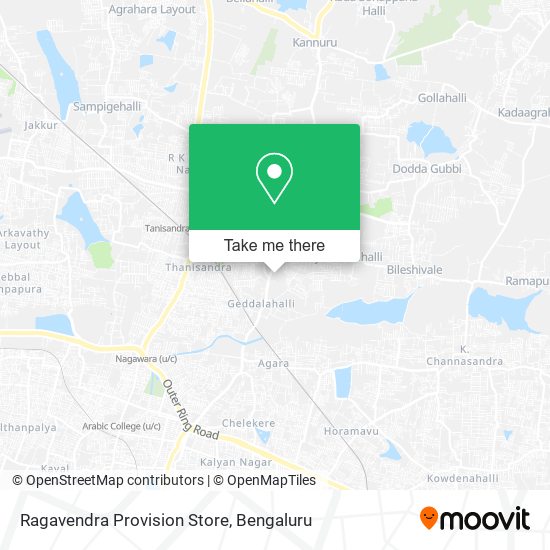 Ragavendra Provision Store map