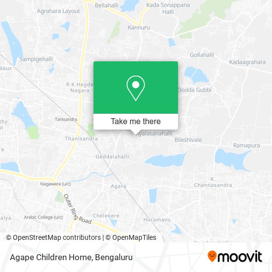 Agape Children Home map