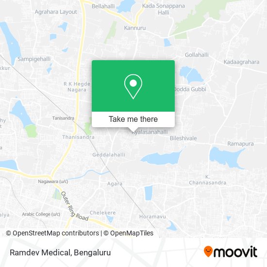 Ramdev Medical map