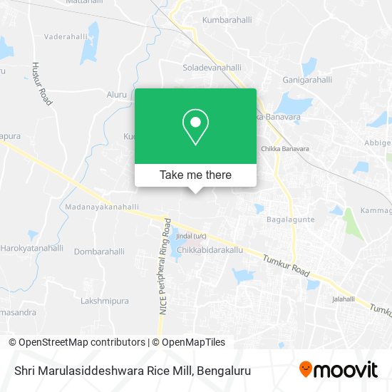 Shri Marulasiddeshwara Rice Mill map