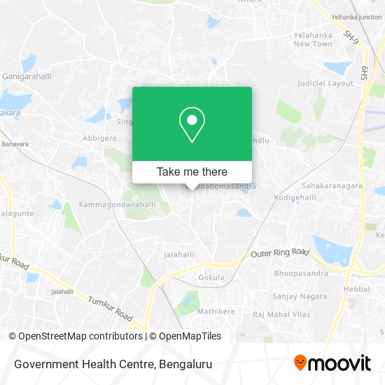 Government Health Centre map