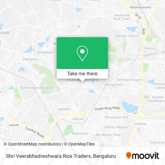 Shri Veerabhadreshwara Rice Traders map