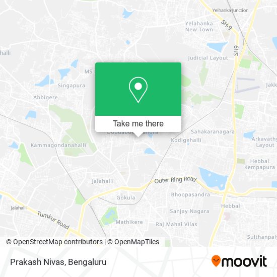 Prakash Nivas map