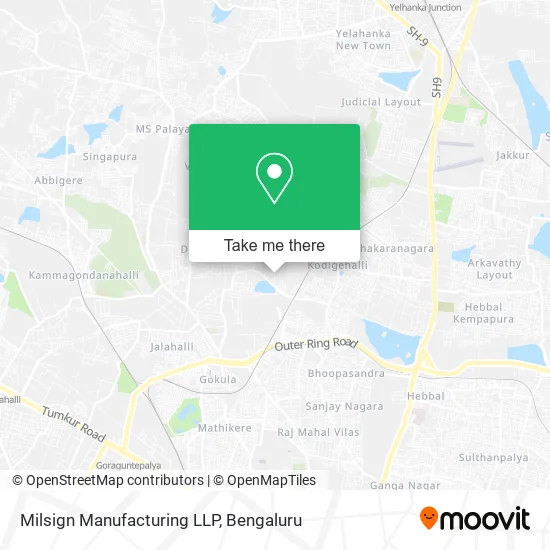 Milsign Manufacturing LLP map