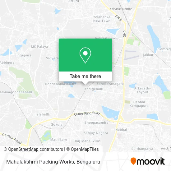 Mahalakshmi Packing Works map