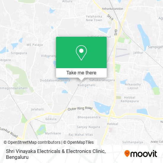 Shri Vinayaka Electricals & Electronics Clinic map