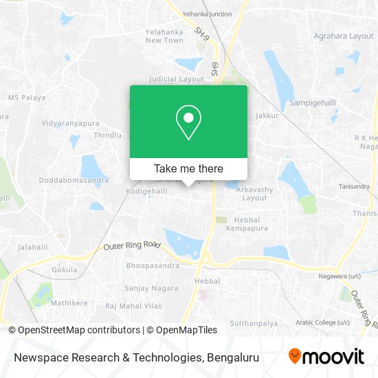 Newspace Research & Technologies map