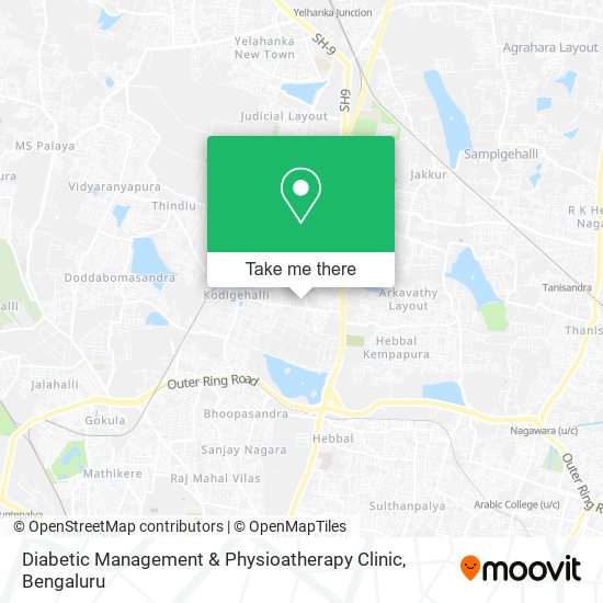 Diabetic Management & Physioatherapy Clinic map