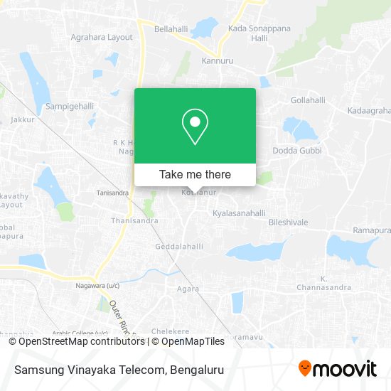 Samsung Vinayaka Telecom map