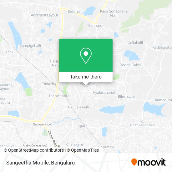 Sangeetha Mobile map