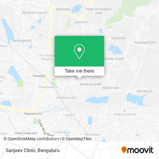 Sanjeev Clinic map