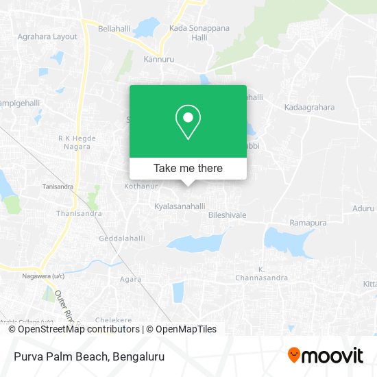 Purva Palm Beach map