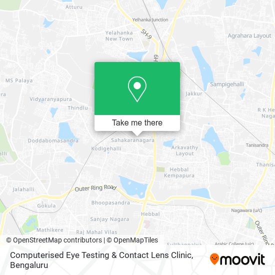 Computerised Eye Testing & Contact Lens Clinic map