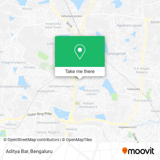 Aditya Bar map