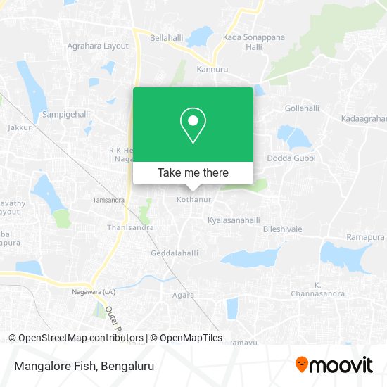 Mangalore Fish map