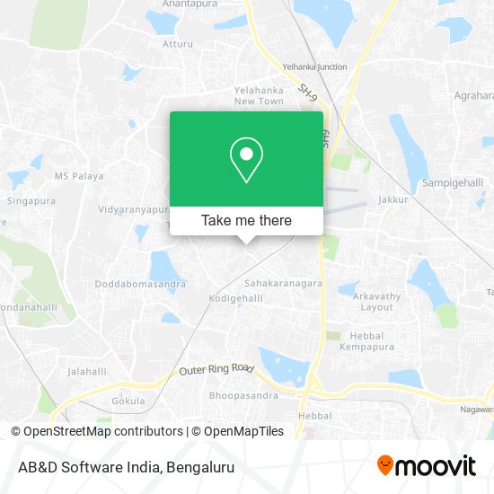 AB&D Software India map