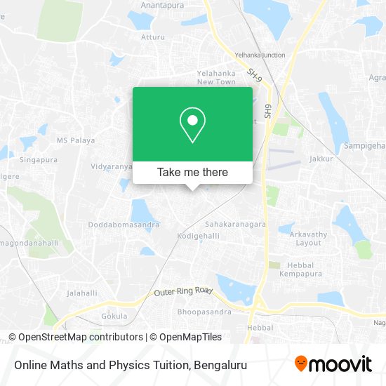 Online Maths and Physics Tuition map