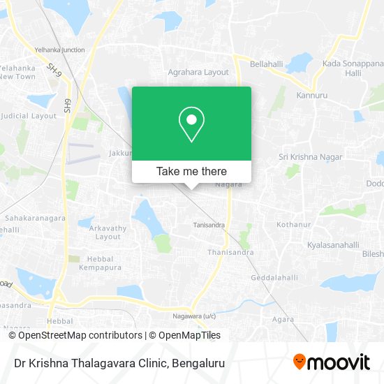 Dr Krishna Thalagavara Clinic map