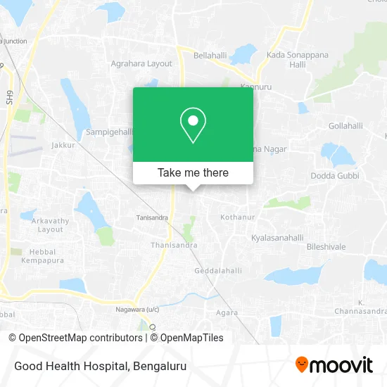 Good Health Hospital map