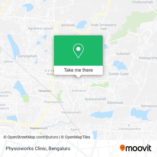 Physioworks Clinic map