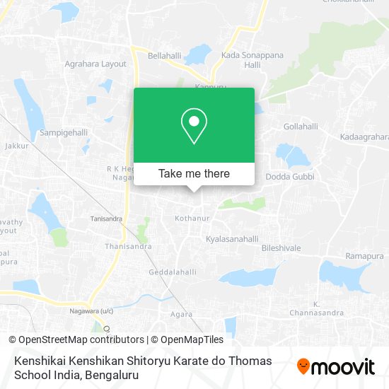 Kenshikai Kenshikan Shitoryu Karate do Thomas School India map
