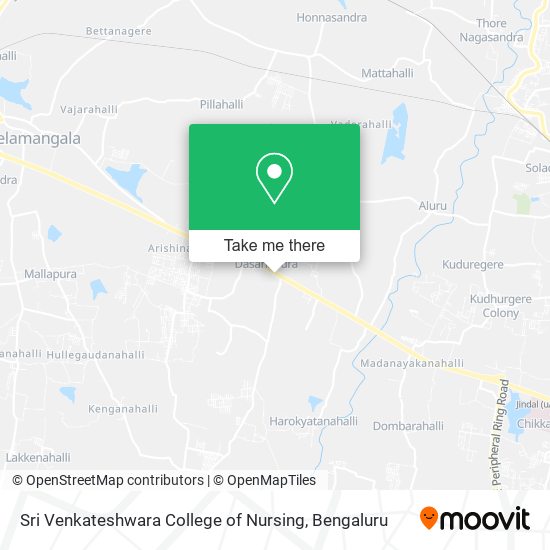 Sri Venkateshwara College of Nursing map