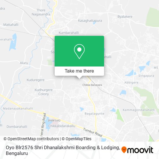 Oyo Blr2576 Shri Dhanalakshmi Boarding & Lodging map