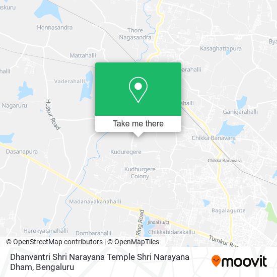 Dhanvantri Shri Narayana Temple Shri Narayana Dham map