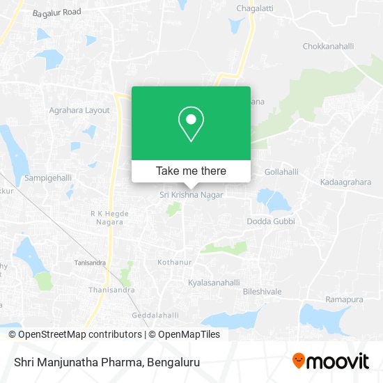 Shri Manjunatha Pharma map