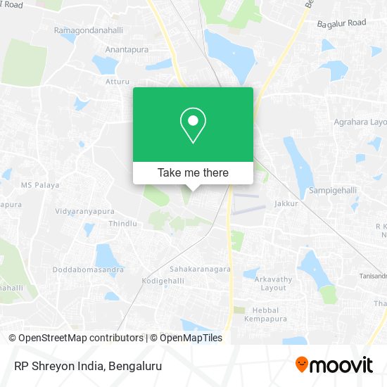 RP Shreyon India map