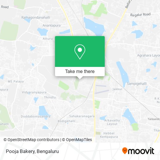 Pooja Bakery map